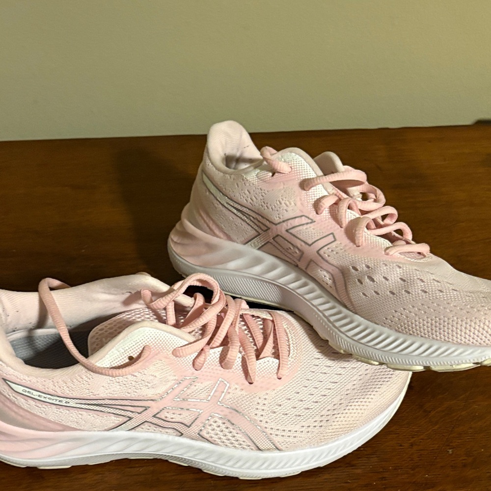 ASICS Women's Light Pink Athletic Shoes - Picture 5 of 6